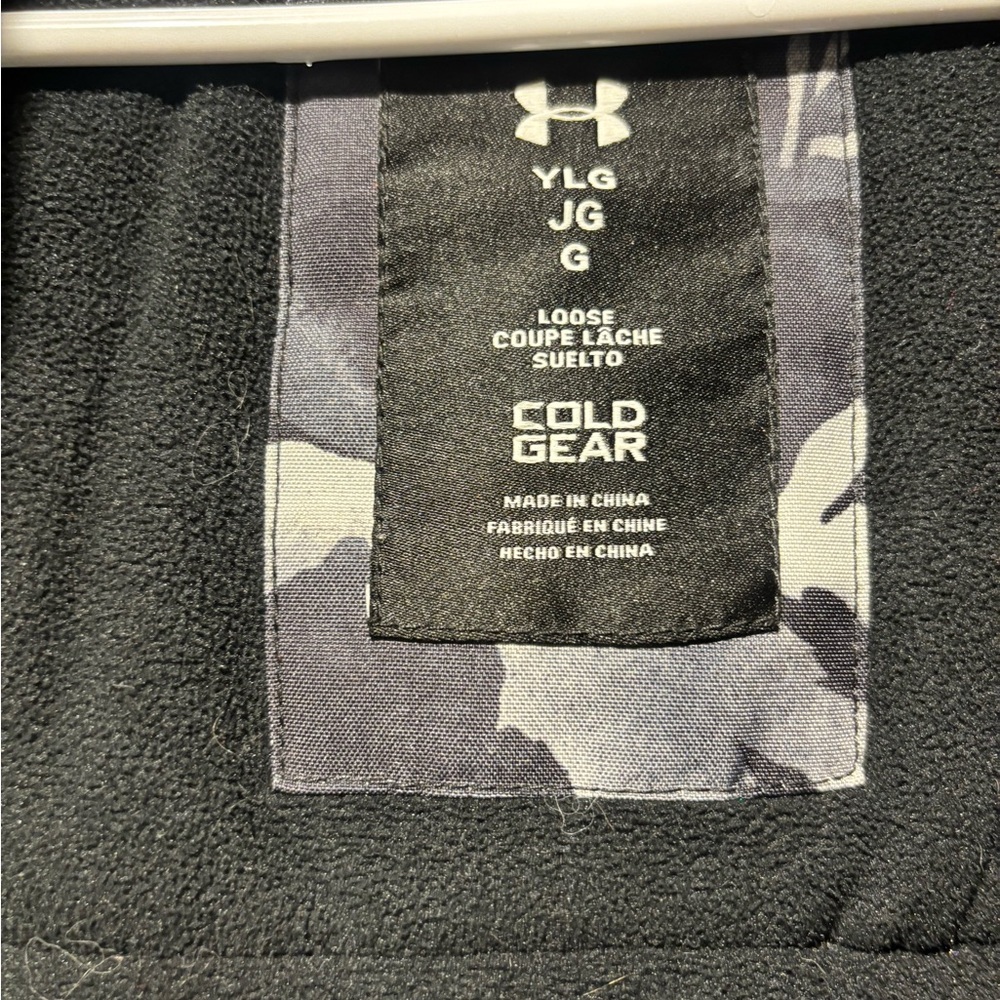 Under Armour Black and White ColdGear Jacket - Picture 2 of 4